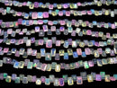 [Video] Ethiopia Multi-color Opal Rectangle Faceted half or 1strand beads (aprx.7inch/19cm)