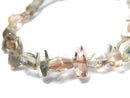 [Video][One of a kind] High Quality Oregon Sunstone AAA- Faceted Nugget Bracelet NO.5