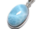 [Video][One of a kind] Larimar Pectolite AAA Pendant Silver925 NO.524