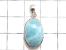 [Video][One of a kind] Larimar Pectolite AAA Pendant Silver925 NO.524