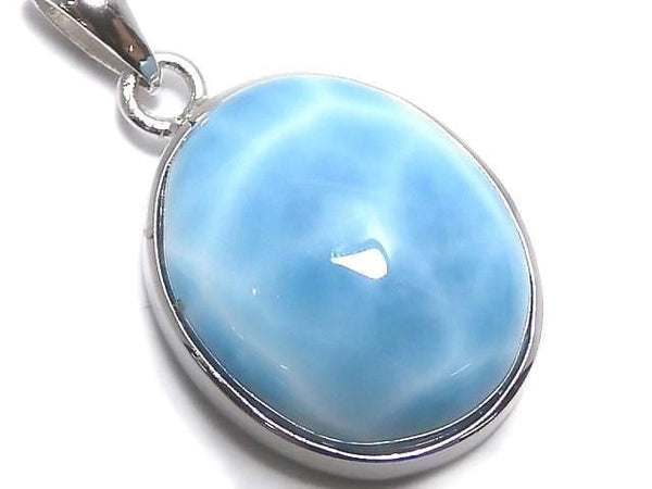 [Video][One of a kind] Larimar Pectolite AAA Pendant Silver925 NO.525