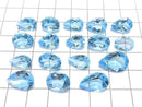 [Video][One of a kind] High Quality Swiss Blue Topaz AAA Loose stone Faceted 17pcs Set NO.3