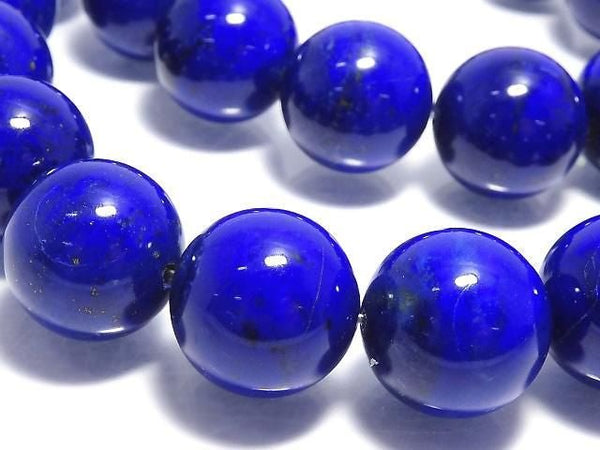 [Video][One of a kind] Lapislazuli AAAA Round 14mm 1strand beads (aprx.17inch/42cm) NO.1