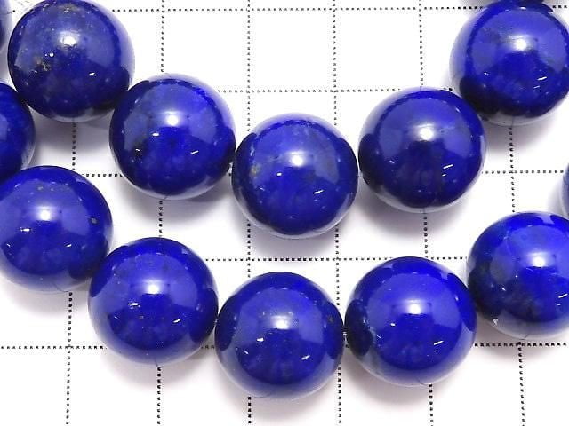 [Video][One of a kind] Lapislazuli AAAA Round 14mm 1strand beads (aprx.17inch/42cm) NO.1