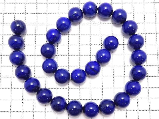 [Video][One of a kind] Lapislazuli AAAA Round 14mm 1strand beads (aprx.17inch/42cm) NO.1