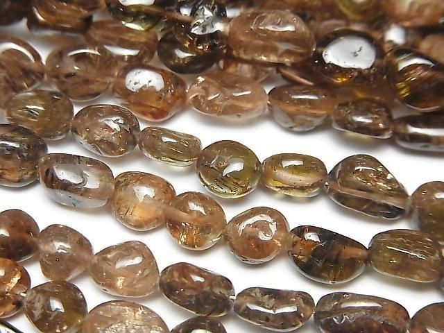 [Video] Andalusite AA++ Small Size Nugget 1strand beads (approx. 7 inches/18 cm)