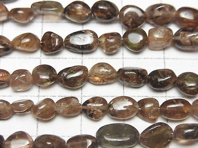 [Video] Andalusite AA++ Small Size Nugget 1strand beads (approx. 7 inches/18 cm)