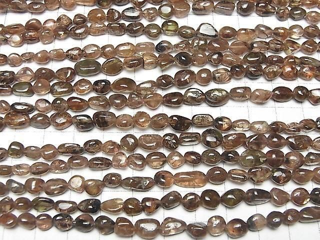 [Video] Andalusite AA++ Small Size Nugget 1strand beads (approx. 7 inches/18 cm)