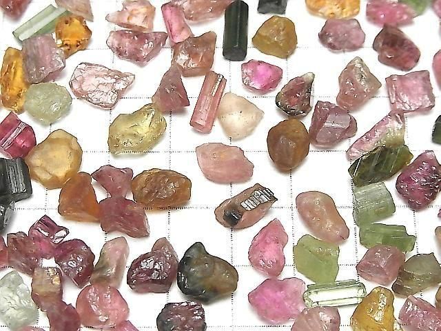 [Video] Multicolor Tourmaline AA++ Undrilled Rough Rock 20 Carats