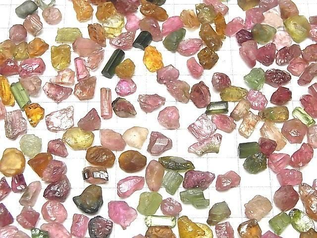 [Video] Multicolor Tourmaline AA++ Undrilled Rough Rock 20 Carats