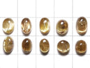 [Video][One of a kind] High Quality Rutilated Quartz AAA Cabochon 10pcs Set NO.202