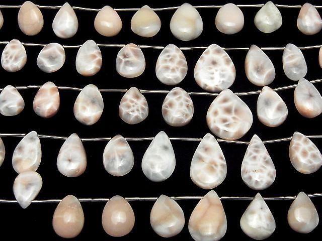 [Video] Thomsonite Pear Shape (Smooth) half or 1 strand (14pcs)