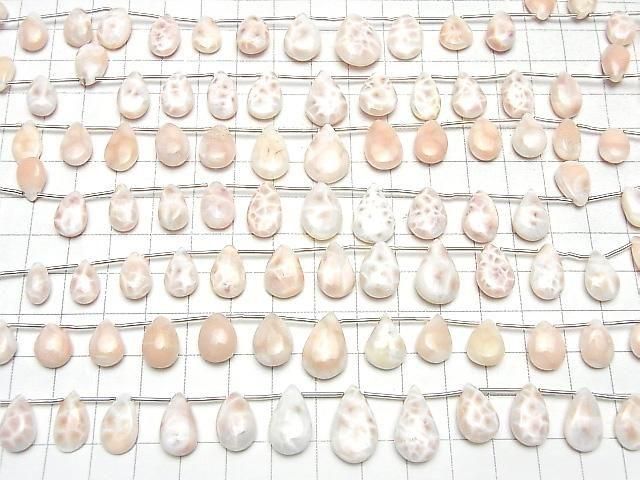 [Video] Thomsonite Pear Shape (Smooth) half or 1 strand (14pcs)
