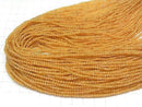 Yellow-Orange Jade Round 2mm 1strand beads (aprx.15inch/38cm)
