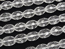 [Video] High Quality! Crystal AAA- Faceted Rice Beads 15x11x11mm 1/4"-1 strand (approx. 15 inches/36 cm)