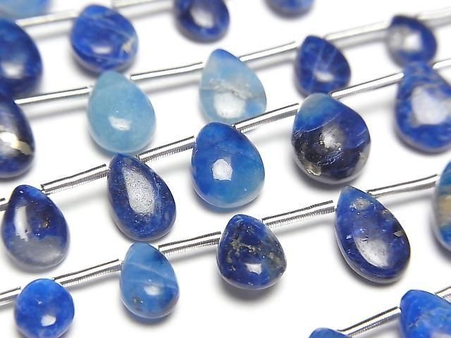 [Video] Afghanite Pear Shape (Smooth) half or 1 strand beads (approx. 7 inches/18 cm)