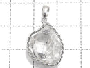[Video][One of a kind] NYHerkimer Diamond Pendant Silver925 NO.12