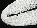 High Quality! White Onyx AAA- Faceted Round 2mm 1strand Beads (approx. 15 inches/37 cm)
