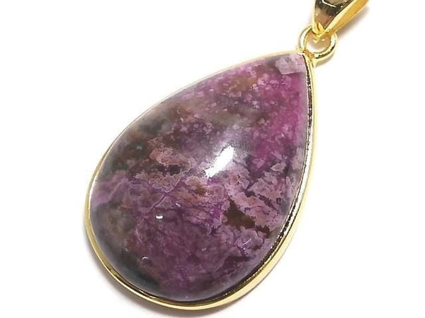 [Video][One of a kind] Cobalt Calcite Pendant 18KGP NO.11
