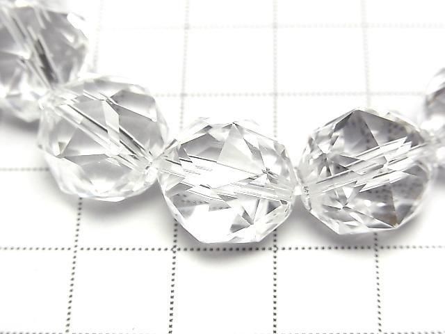 [Video]High Quality! Crystal AAA Star Faceted Round 14mm Bracelet