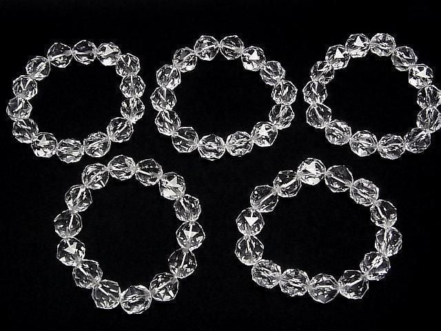 [Video]High Quality! Crystal AAA Star Faceted Round 14mm Bracelet