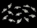 Silver925 Clasp Heart 18x9.5x5mm [No Coating] 1pc