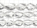[Video] Crystal AAA- Flat Faceted Nugget 1strand beads (aprx.14inch/34cm)