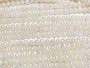 [Video] Fresh Water Pearl AA Potato 3.5mm White 1strand beads (approx. 15 inches/36 cm)