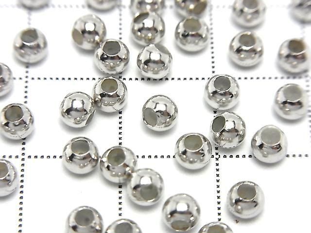 Silver 925 Slide Balls [3mm][4mm] Rhodium Plated 5pcs
