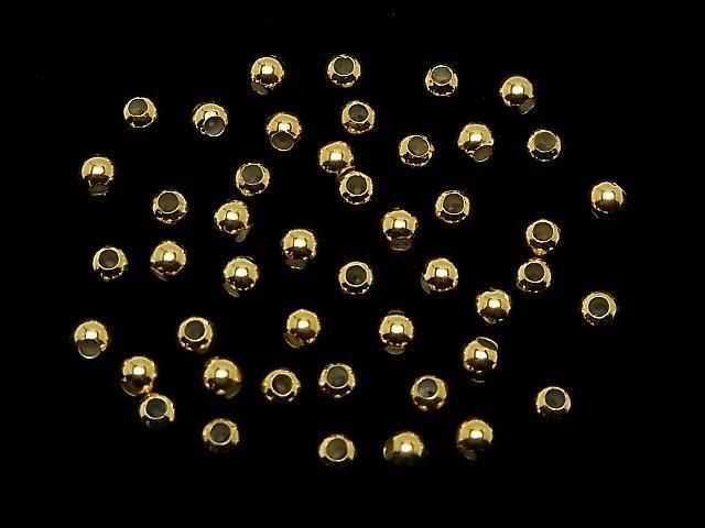 Silver925 Slide Ball [3mm][4mm] 18KGP 5pcs