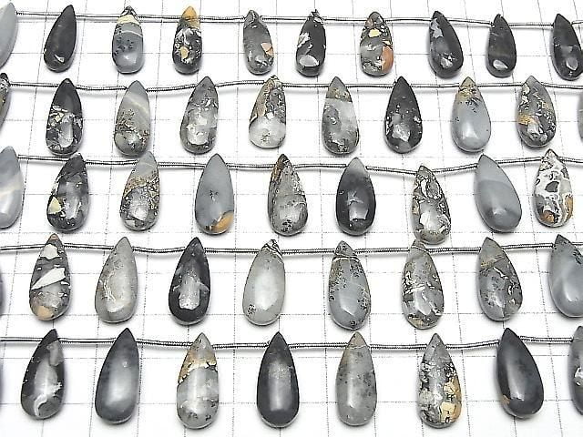 [Video] Marigano Jasper Pear shape (Smooth) 1strand (8pcs)