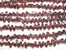 [Video] High Quality Mozambique Garnet AAA- Drop (Smooth) 1strand Beads (approx. 7 inches/18 cm)