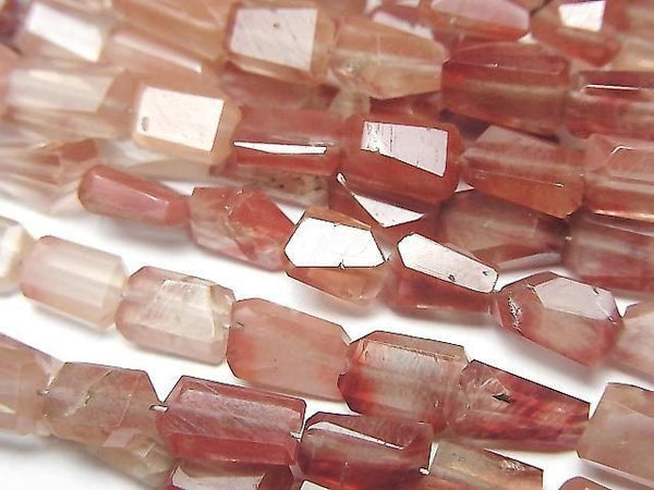 [Video]Andesine AA++ Faceted Nugget half or 1strand beads (aprx.7inch/18cm)