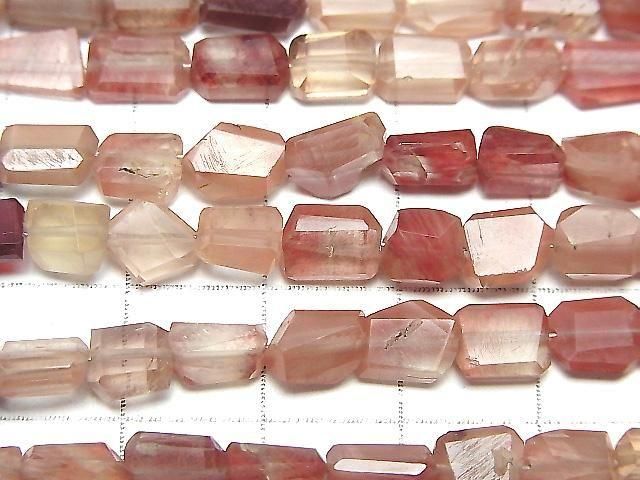 [Video]Andesine AA++ Faceted Nugget half or 1strand beads (aprx.7inch/18cm)