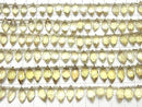 [Video] High Quality Honey Quartz AAA Marquise Rice Faceted Briolette half or 1 strand bead (approx. 7 inches/17 cm)