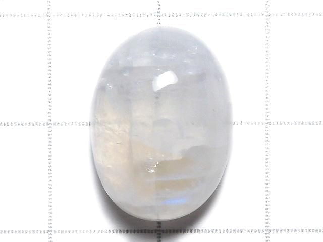 [Video][One of a kind] High Quality Rainbow Moonstone AAA Cabochon 1pc NO.1