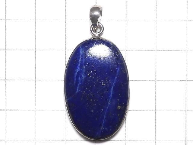 [Video][One of a kind] Lapislazuli AA++ Pendant Silver925 NO.55