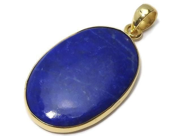 [Video][One of a kind] Lapislazuli AA++ Pendant 18KGP NO.58