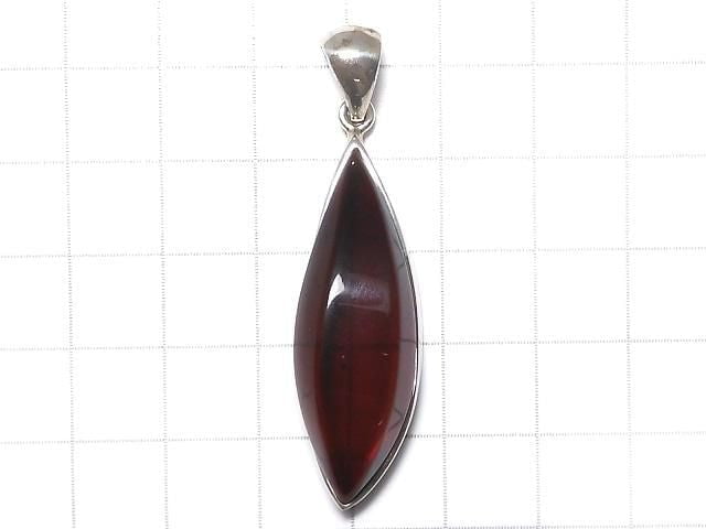 [Video][One of a kind] Baltic Amber Pendant Silver925 NO.110