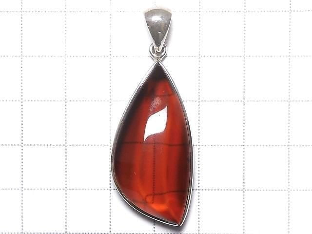 [Video][One of a kind] Baltic Amber Pendant Silver925 NO.111