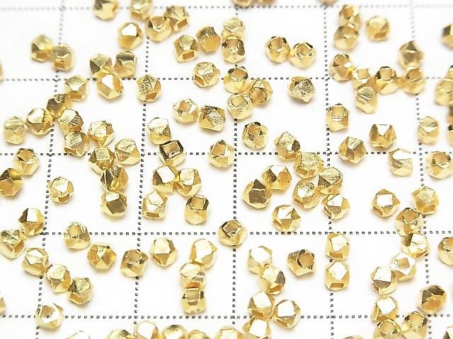 Karen Silver Cube Shape 2.5x2.5x2.5mm 18KGP 10pcs