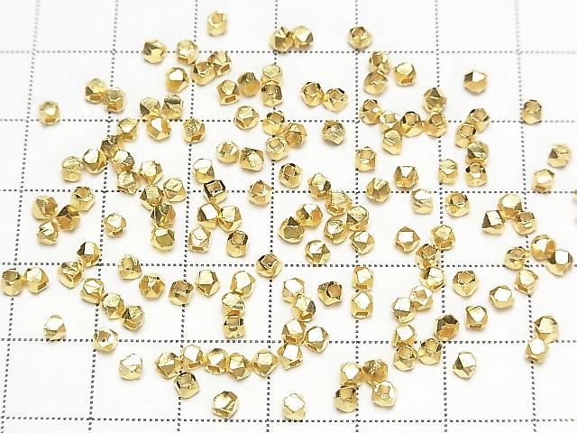 Karen Silver Cube Shape 2.5x2.5x2.5mm 18KGP 10pcs