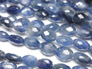 [Video] High Quality Blue Sapphire AA++ Faceted Oval Half or 1-Strand Beads (approx. 7 inches/18 cm)