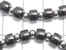 [Video] Meteorite (Altai Meteorite) Rondelle 6x6x4mm Black Bracelet