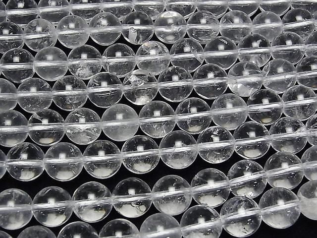 [Video] Crystal Quartz AA++ Round 12mm half or 1strand beads (approx. 15 inches/36 cm)