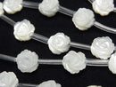 [Video] Mother of Pearl MOP AAA White Rose 8mm half or 1strand Beads (approx. 15 inches/36 cm)