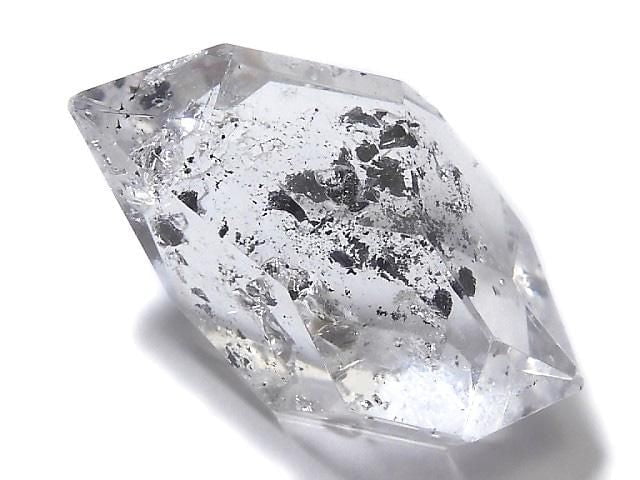 [Video][One of a kind] Water Double Point Crystal Loose stone 1pc NO.23