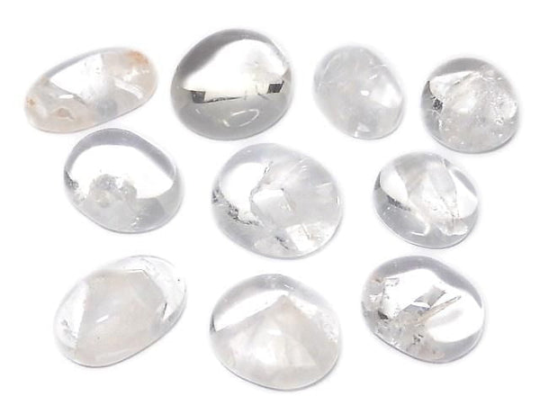 [Video][One of a kind] Crystal in Quartz Loose stone 10pcs set No.52