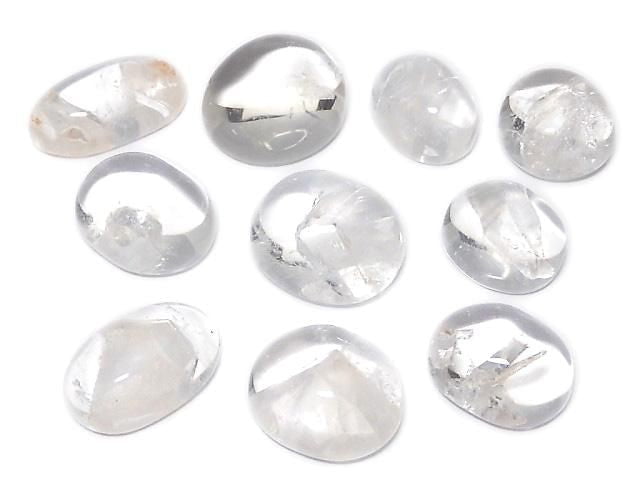 [Video][One of a kind] Crystal in Quartz Loose stone 10pcs set No.52