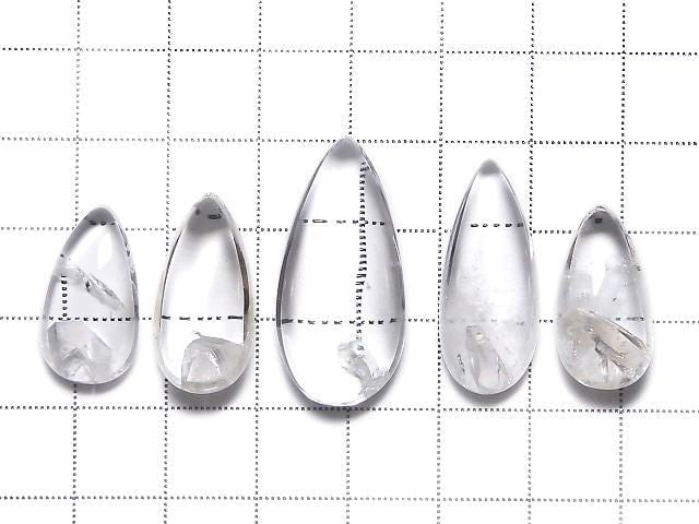 [Video][One of a kind] Crystal in Quartz Loose stone 5pcs set NO.131